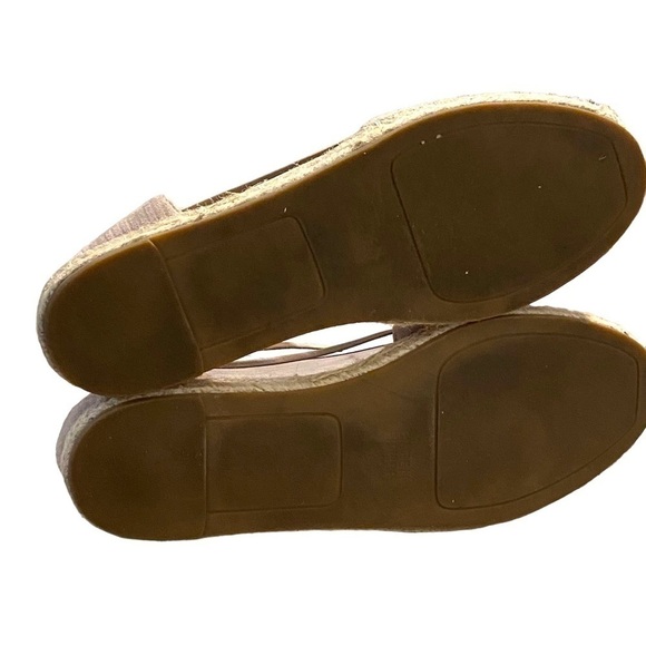 Eileen Fisher Lee Espadrille Flat size 10 suede minimalist casual beachy - Picture 9 of 14